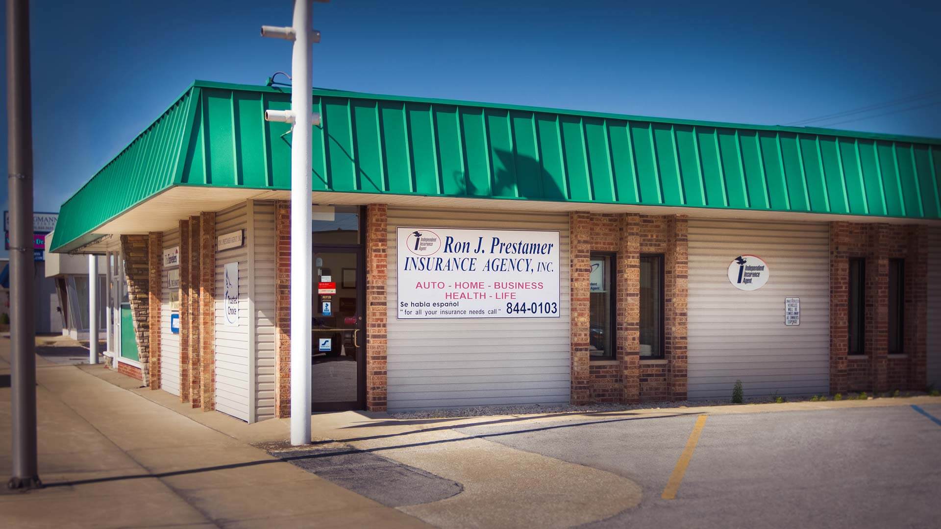 About Us Ron J. Prestamer Insurance Agency, Inc. of